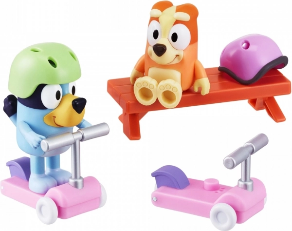 Figurines articulées Bluey et Bingo