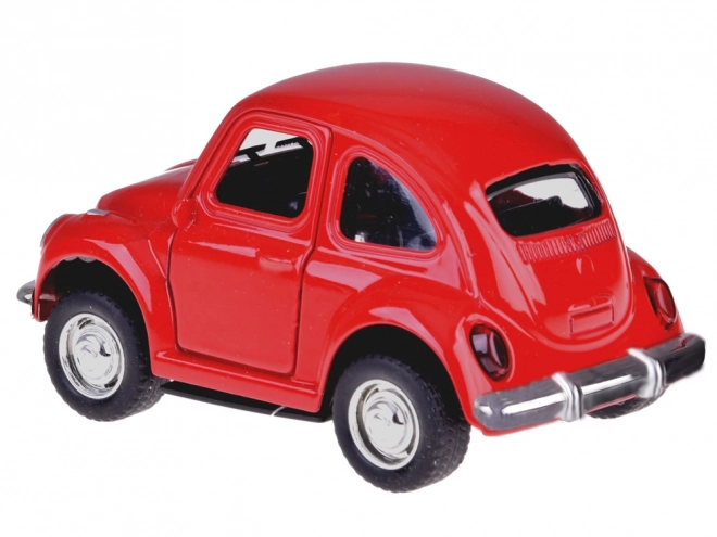 Voiture en métal avec portes ouvrantes et phares