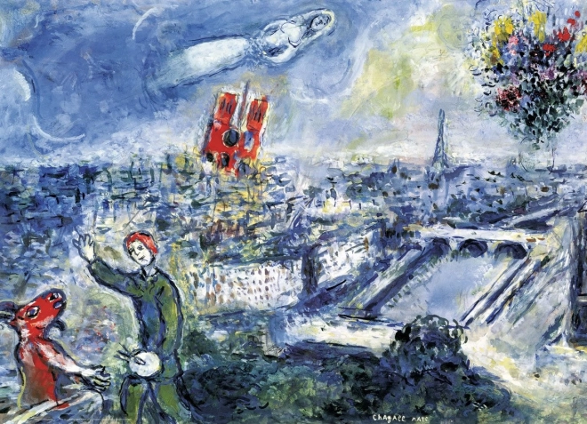 Puzzle Vue sur Paris 1000 pièces EUROGRAPHICS