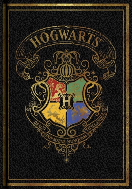 Bloc A5 Harry Potter coloré noir