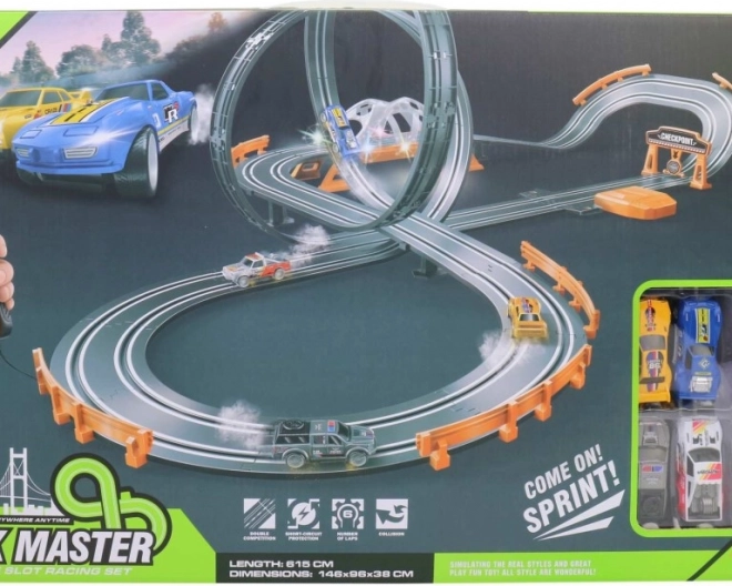 Circuit de course de 615 cm de long