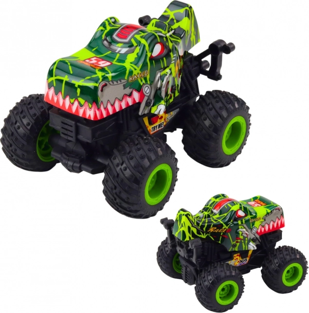 voiture tout-terrain Dino avec mouvement, lumières et sons