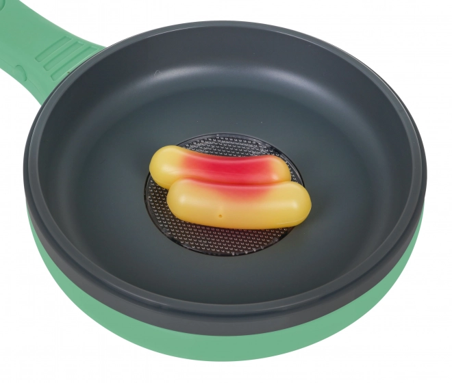 Poêle interactive avec fonction de friture pour enfants 3+ Nourriture + effets lumineux et sonores