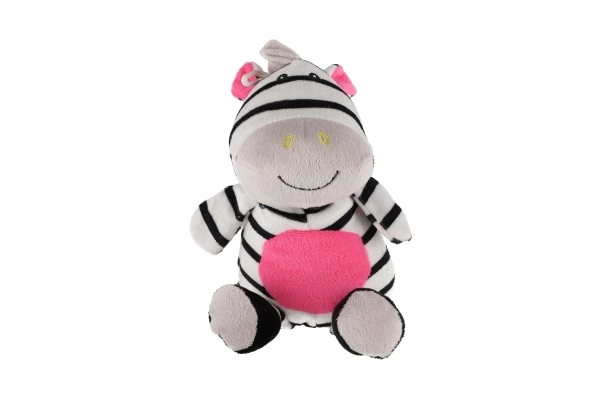 Hochet en peluche zèbre pour bébés