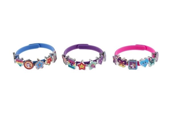 Kit créatif Fabrique tes bracelets Licorne en boîte 15x20,5x2,5cm