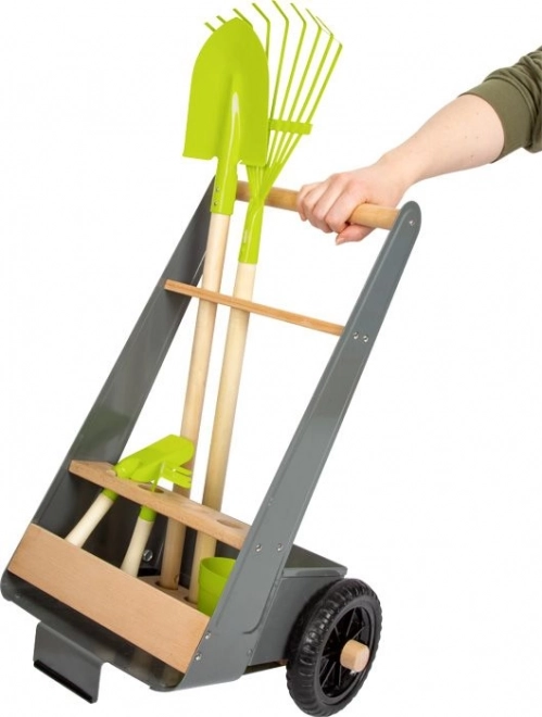 Small Foot Chariot de jardin avec 5 outils