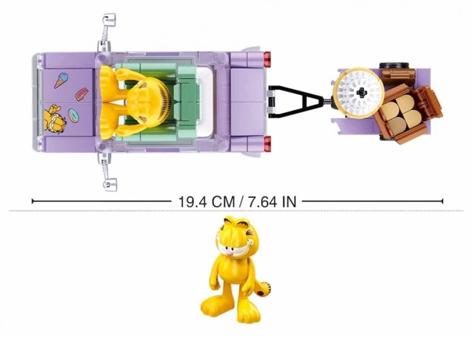 La folle aventure de Garfield - set de construction Sluban