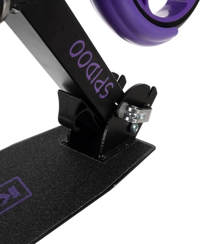 Trottinette de ville pliable pour enfants avec grandes roues (200 mm) – violette