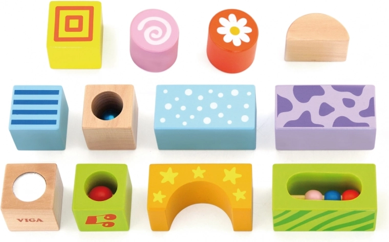 Formes et couleurs variées