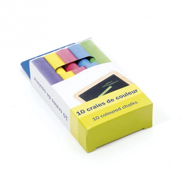 Jeujura Craies colorées 10 pcs