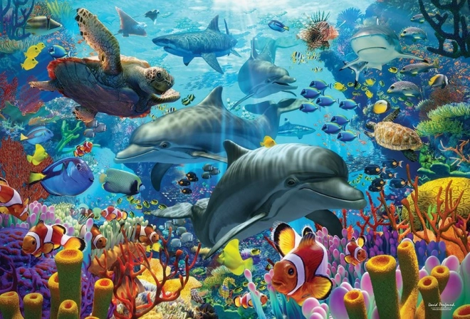 Puzzle Mer de corail 2000 pièces COBBLE HILL