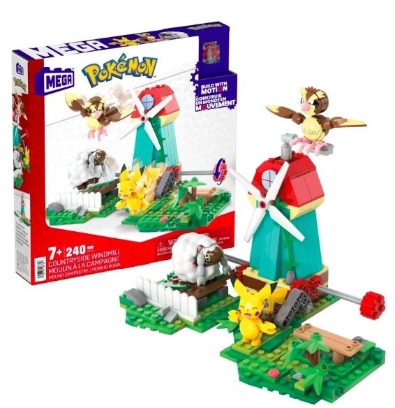 Construction Pokémon moulin à vent rural