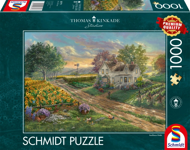 Puzzle Champ de Tournesols 1000 pièces