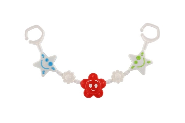 Chaîne colorée pour poussette 43 cm