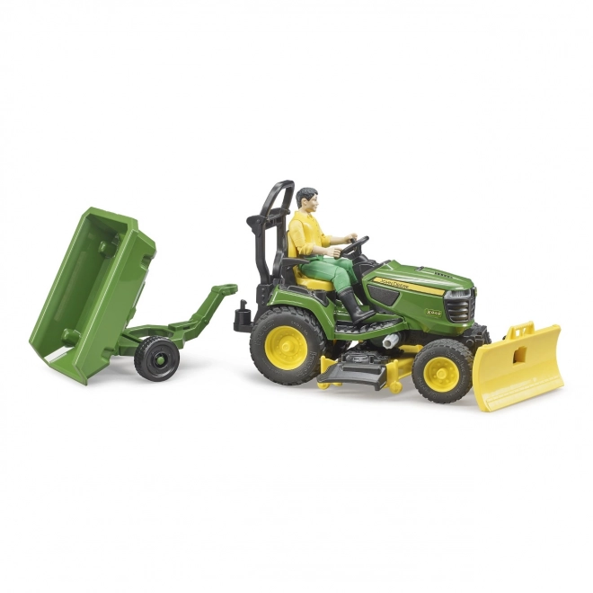 Tracteur de jardin Bruder John Deere X949 avec jardinier