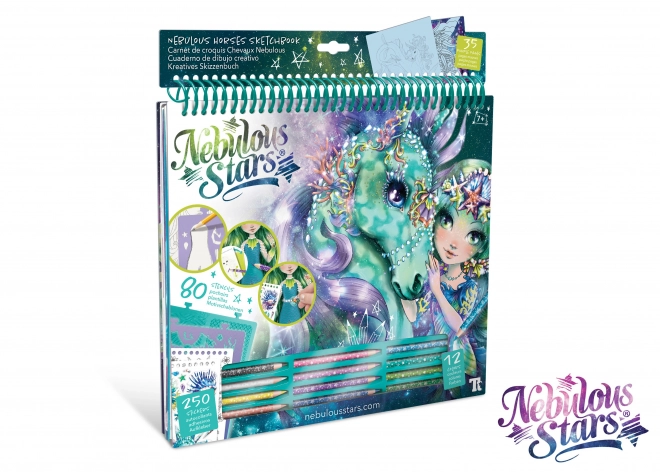 Nebulous Star livre de coloriage - vert