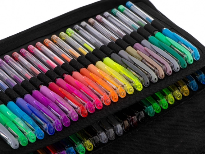 Ensemble de stylos gel colorés avec recharges en plus - 120 pièces