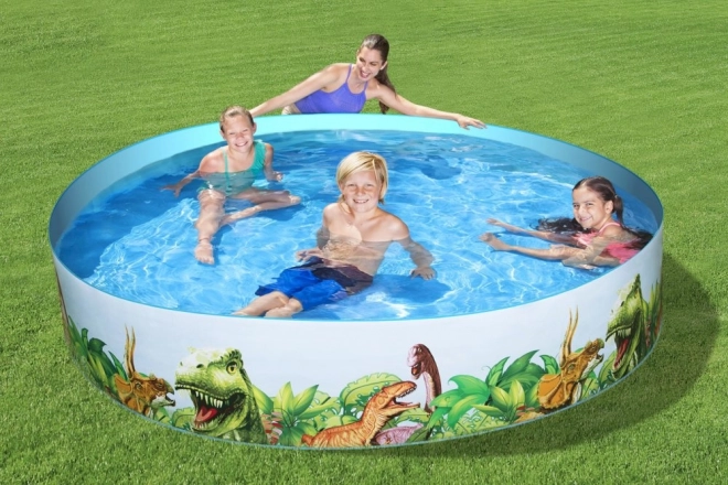 Piscine Remplie de Plaisir Dinosaures 8FT BESTWAY