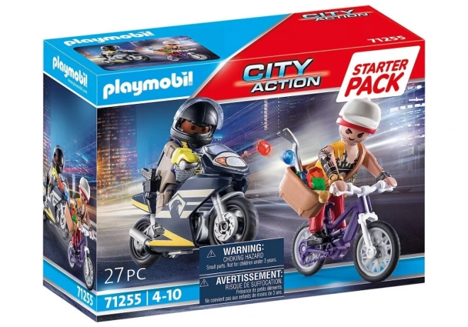 Figurines d'Action City 71255 Starter Pack Unité Spéciale avec Voleur de Bijoux