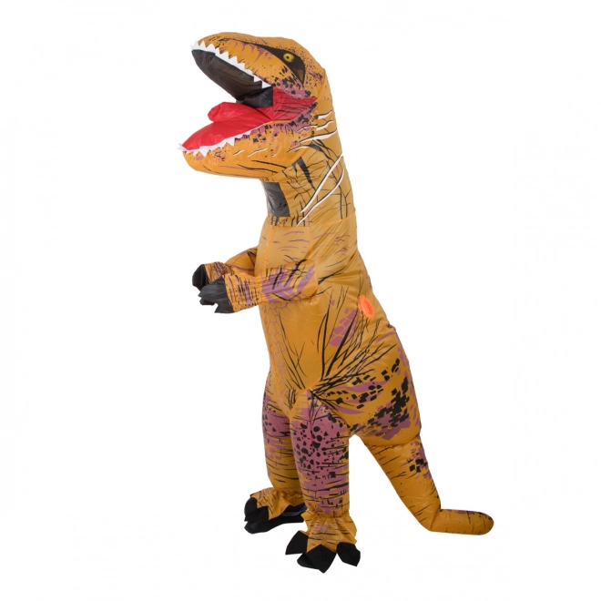 Costume dinosaure gonflable T-REX marron