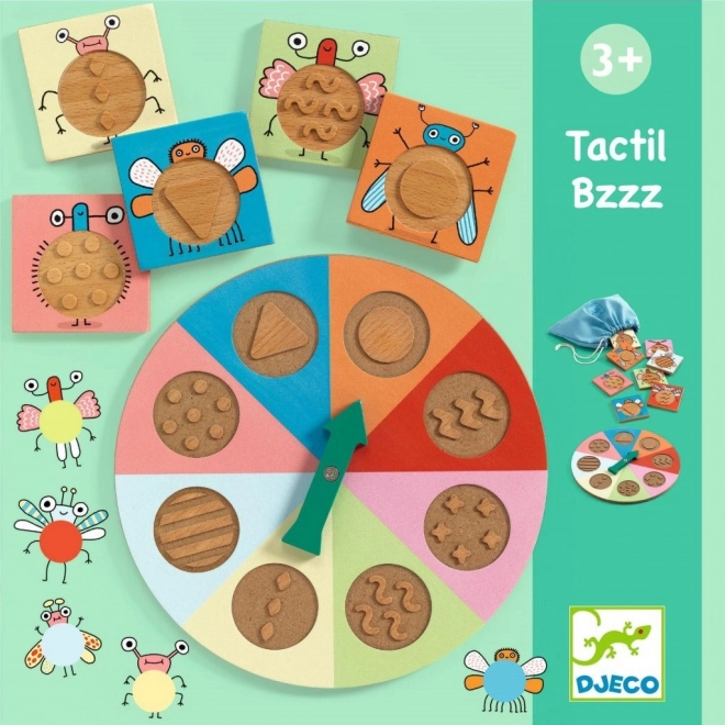 Djeco Jeu en Bois Tactile Bzzz