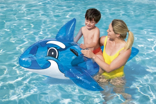 Dauphin flottant avec poignées Transparent 1,57 m x 94 cm
