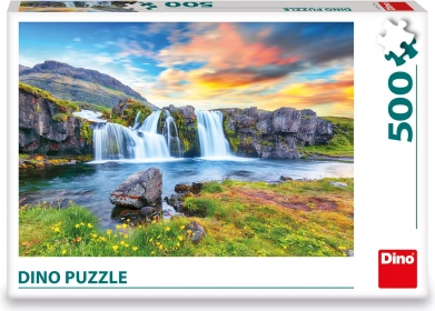 Superbe motif de cascade islandaise