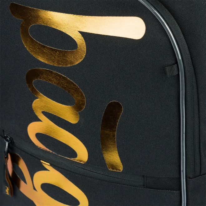 BAAGL Sac à dos scolaire Core Métallique Bronze