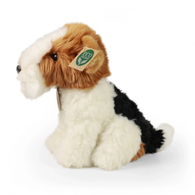 Chien en peluche Fox-terrier 18 cm ÉCOLOGIQUE