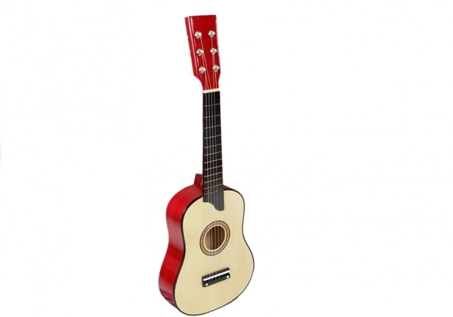 Guitare en bois avec crème conique