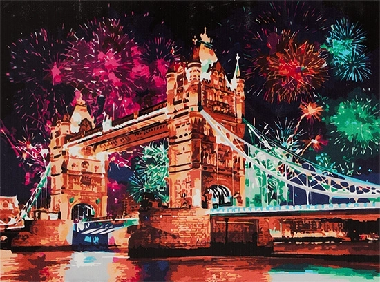 Peinture par numéros Pont 50x40 cm
