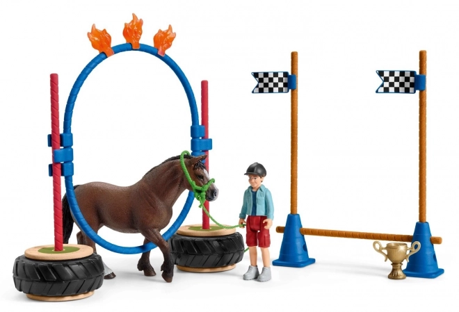 Schleich Farm World Course d'Agilité pour Poneys