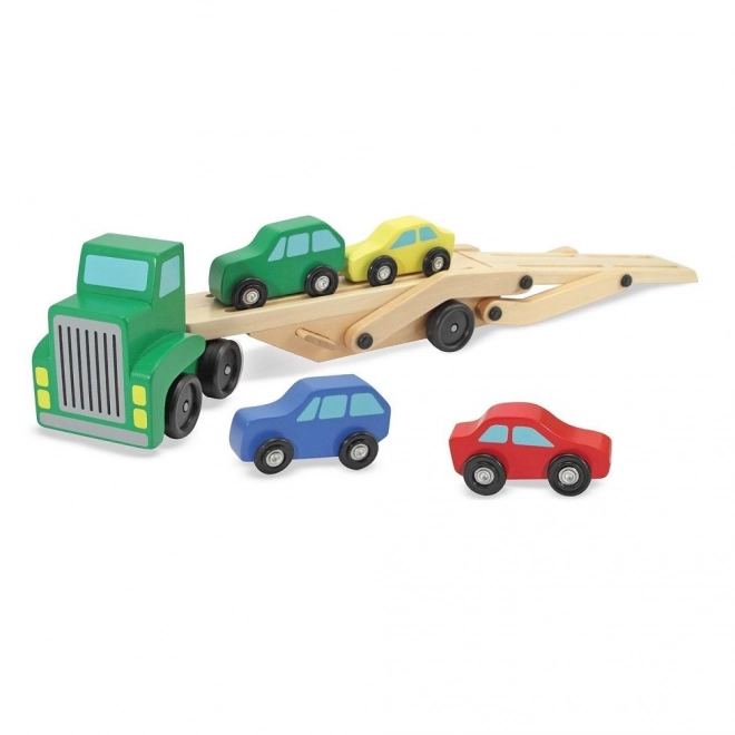 Camion avec remorque