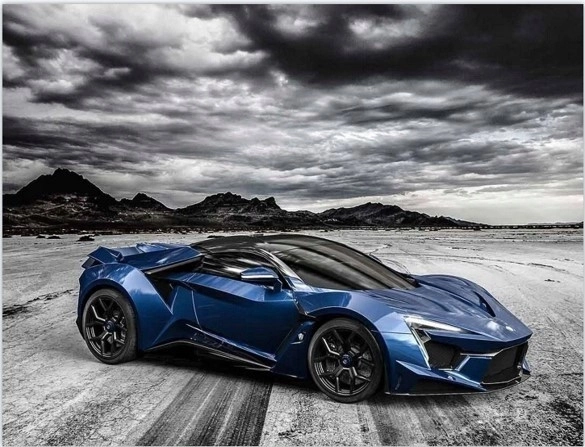 Mosaïque de diamants - Voiture de sport