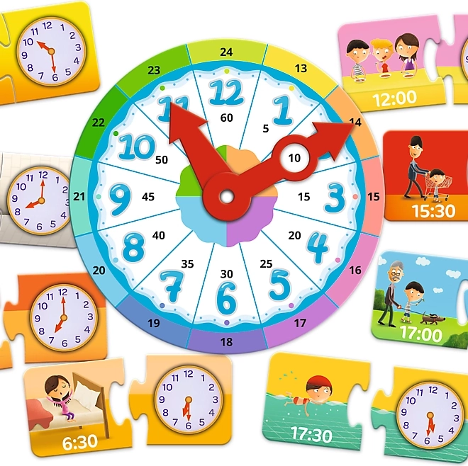 Jeu éducatif Trefl Petit Découvreur : Horloge
