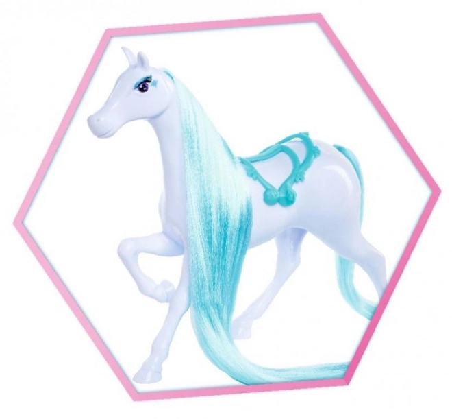 Poupée Steffi avec cheval Snow Dream