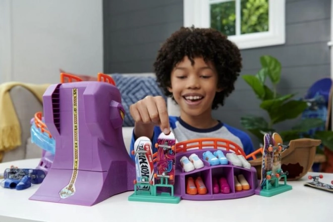 Hot Wheels Skate Octopark avec fingerboard et chaussures