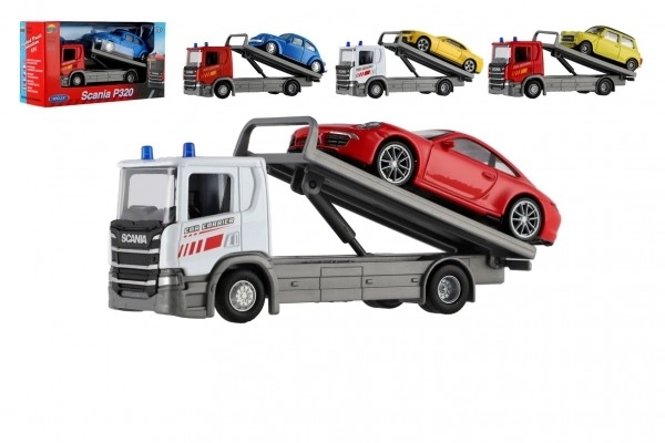 Welly Scania P320 dépanneuse et voiture