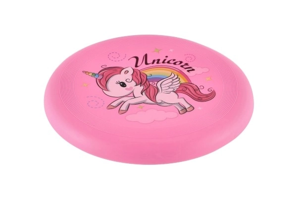 Disque volant/lancé en caoutchouc 18cm