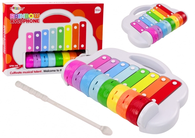 Cymbales arc-en-ciel Instrument éducatif interactif pour enfants coloré