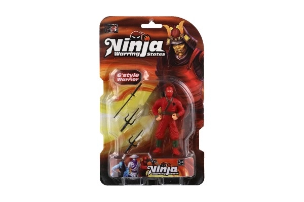Figurine ninja avec accessoires 10 cm