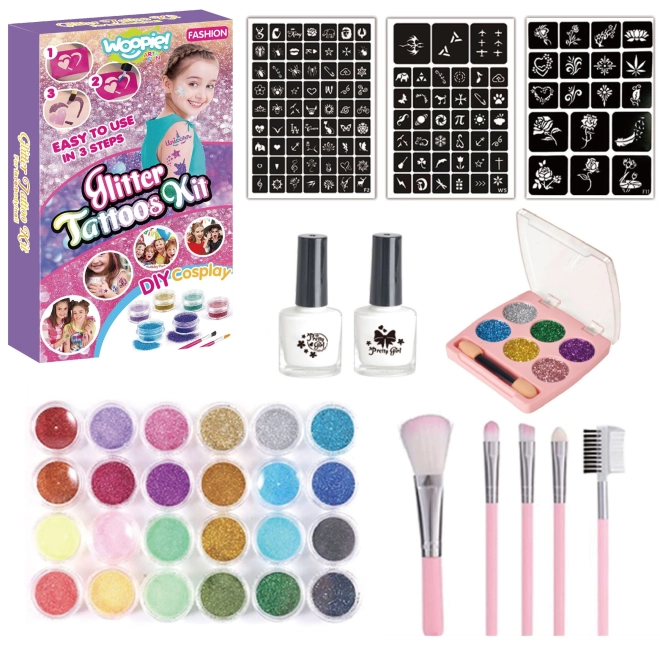 Woopie Art&Fun Création de tatouages XL set