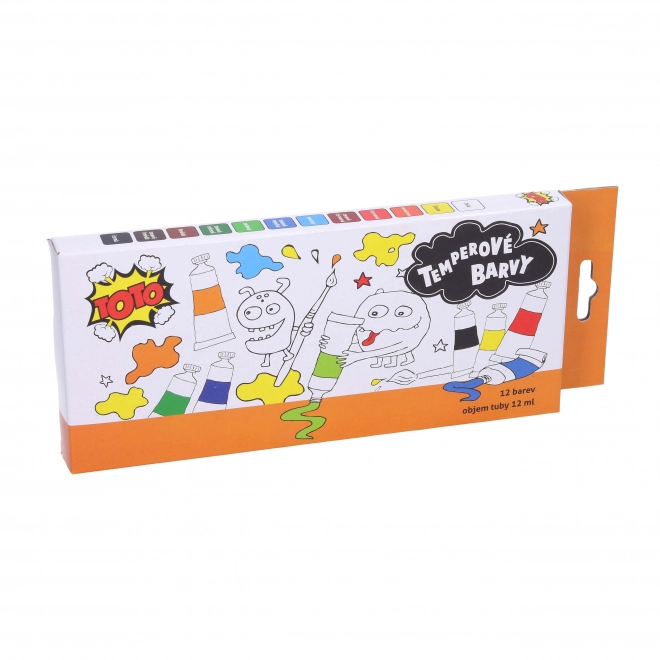 Peintures à la détrempe TOTO 12 pcs