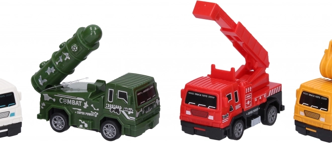 Voiture miniature à rétrofriction – chantier et militaire 8,5 cm