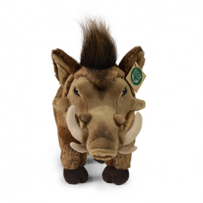 Sanglier en peluche 36 cm ÉCOLOGIQUE