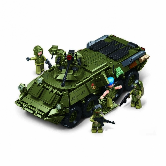 Kit de construction char BTR-80AS IFV de Sluban à l'échelle 1:35