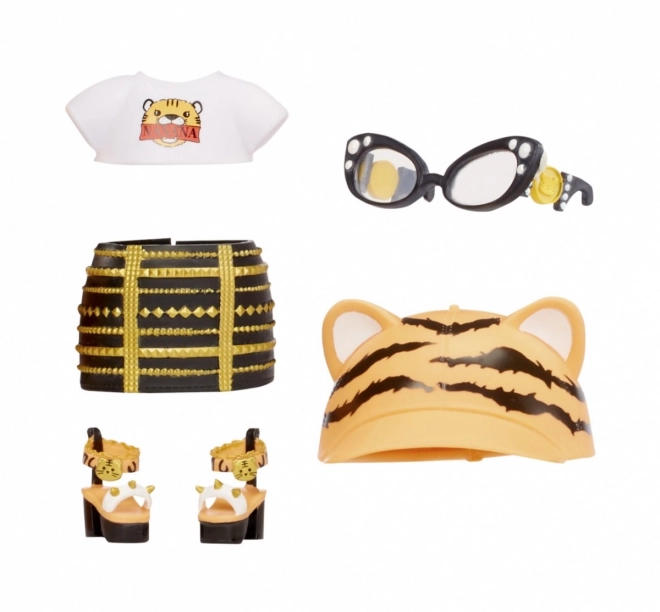 Na! Na! Na! Fille Tigre Joli Surprise Duveteuse
