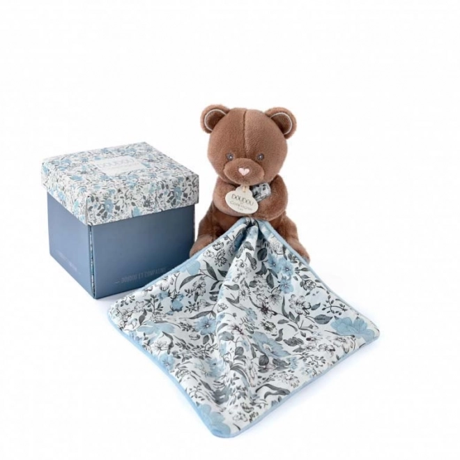 Coffret cadeau - ours en peluche et couverture