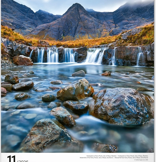Calendrier mural Eau 2026