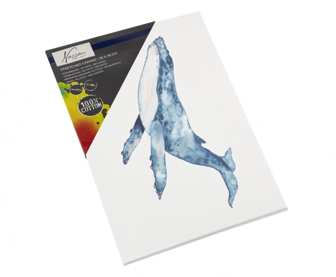 Toile en coton pour peinture 30 x 40 cm